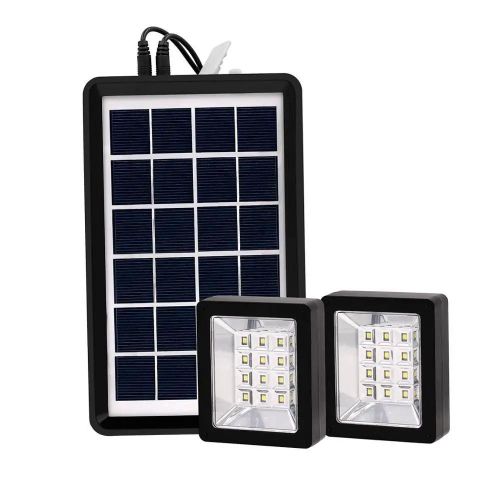 Portable Solar Rechargeable System Solar Light Lamp Lantern for Outdoor and Camping