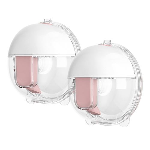 2pcs Wearable Hands Free Electric Breast Pump Portable