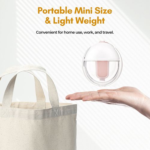 2pcs Wearable Hands Free Electric Breast Pump Portable