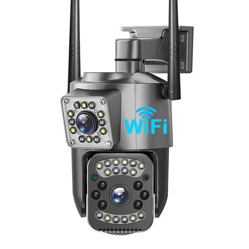 New EU V380 Pro Wi-Fi 4G SIM Card 4K 8MP CCTV Camera Outdoor IP Security Camera Bidirectional Call Color Ni More