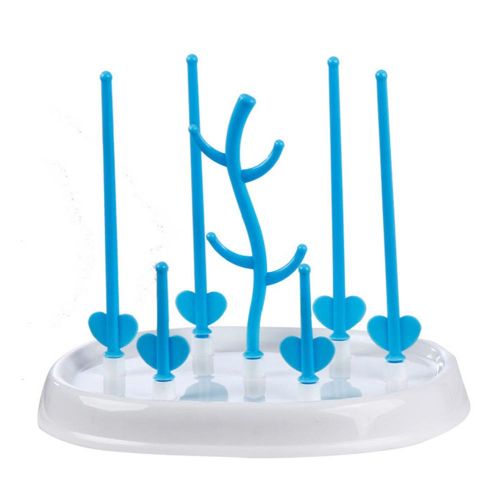 Baby Bottle Drying Rack Tree Shape Baby Bottle Cleaning Holder Baby Newborn Feeding Tools NO5277