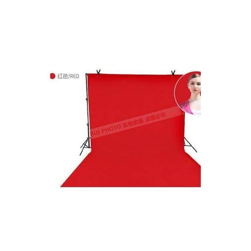 1.6X3m 5X10FT Green Non-woven Photography Studio Backdrop Background Red (red)