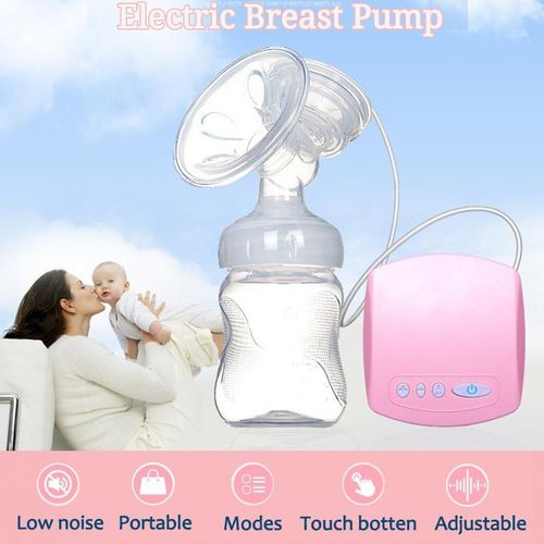 Mother Pumping Automatic Massage Postpartum Pump Non-manual Electric Pump Pink