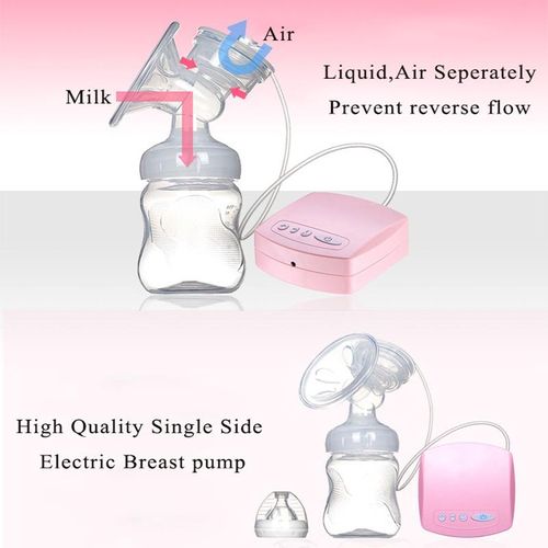 Mother Pumping Automatic Massage Postpartum Pump Non-manual Electric Pump Pink