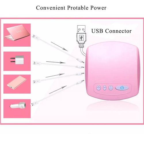 Mother Pumping Automatic Massage Postpartum Pump Non-manual Electric Pump Pink