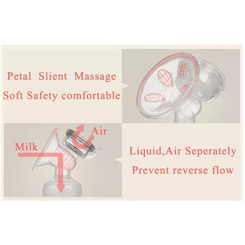 Mother Pumping Automatic Massage Postpartum Pump Non-manual Electric Pump Pink