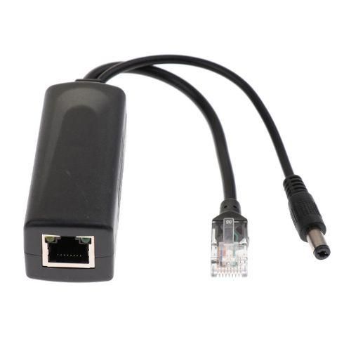 PoE Over Ethernet Splitter 48V To 12V Support   802.3 AF/AT Power NO5116
