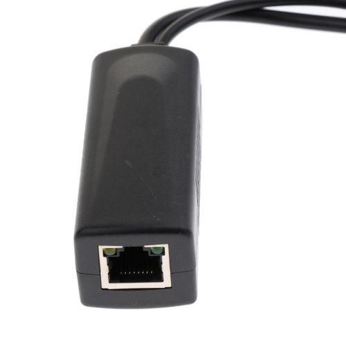 PoE Over Ethernet Splitter 48V To 12V Support   802.3 AF/AT Power NO5116