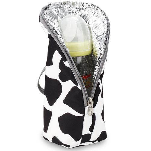 Portable Baby Milk Bottle Bag Easy to Use Keep Warm Carrying Sleeve Pouch Suitable for Toddler Outdoor,Stone Pattern NO5110