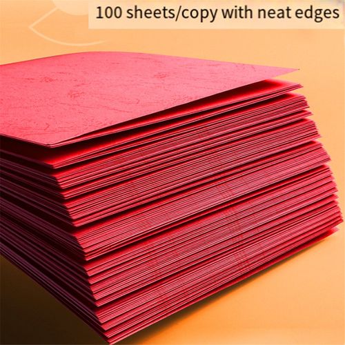 Paper Binding Cover, A4 Leather Texture Binding Cover, 8.27x