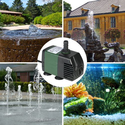 1500L/H 25W Submersible Water Pump For Aquarium Tabletop