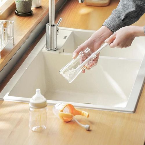 2 PCS Baby Bottle Brush Cup Brush Long Handle Household Cleaning Gadget Cup Brush Water Cup Bottle Kitchen Cleaning Brush
