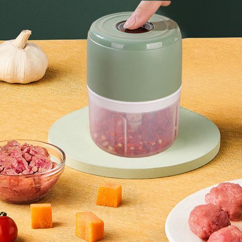 Mincer Onion Cutter Garlic Masher For 2 Cups Green