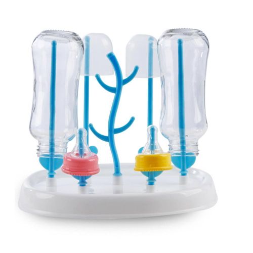 Baby Bottle Drying Rack Tree Shape Baby Bottle Cleaning Holder Baby Newborn Feeding Tools NO5287