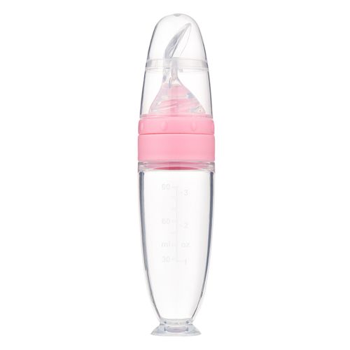 Baby Food Dispensing Spoon Feeder Silicone Pacifier Squeeze
