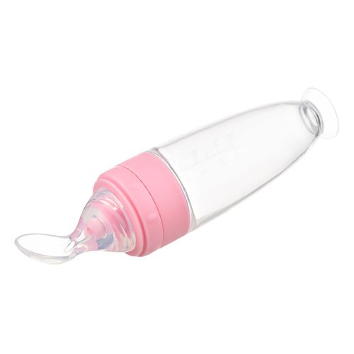 Baby Food Dispensing Spoon Feeder Silicone Pacifier Squeeze