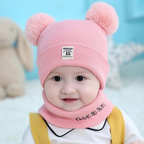 Baby Wool Hat 3-6-12 Months Men Baby 1-2 Years Autumn Cartoon Earmuffs Knitted Fashion Thin NO5273
