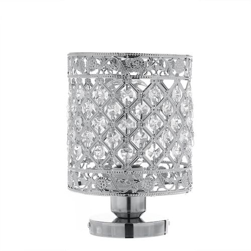Embedded E27 base crystal pendant light without bulb 220V