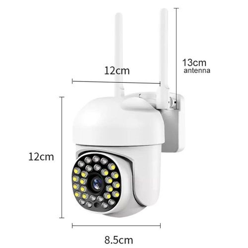 1080P Smart WiFi Camera System Waterproof Wireless Monitor Camera - white My