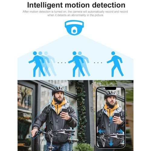 1080P Smart WiFi Camera System Waterproof Wireless Monitor Camera - white My