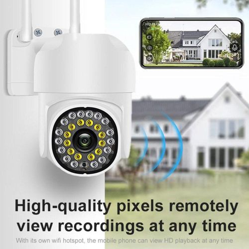 1080P Smart WiFi Camera System Waterproof Wireless Monitor Camera - white My