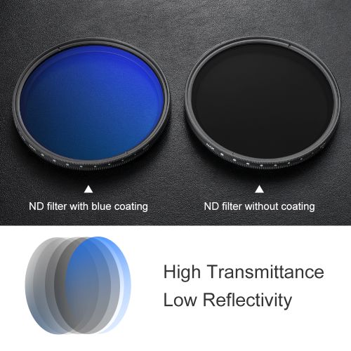 K&F Concept 77mm Ultrathin Variable ND Filter ND2 To ND400
