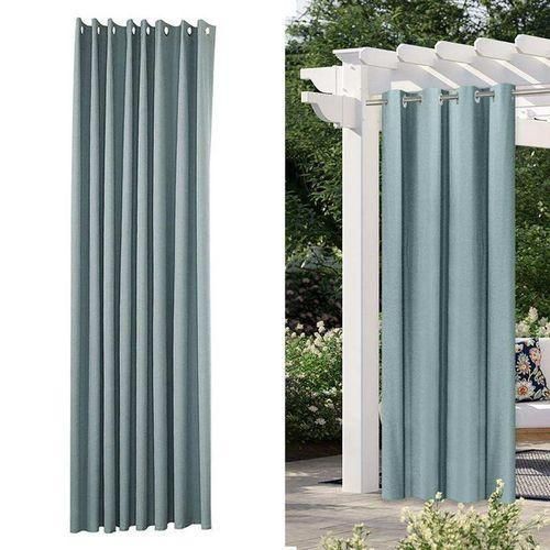 Blackout Curtains  Soundproof Blackout Material Curtains Drop Blue