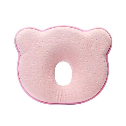 Memory Foam Breathable Baby Shaping Pillow to Prevent Flat Head Ergonomic Newborns Pillows New,Pink NO5241