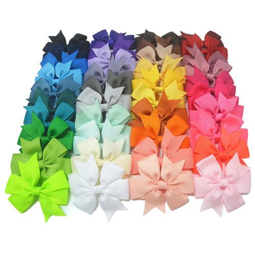 40pcs Bow Hair Headwear Accessories Durable Cute For Kids Baby Girls Children,Default NO5240