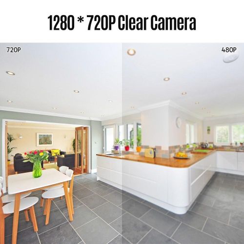 720P WiFi camera+infrared night vision home/baby monitoring - eu My