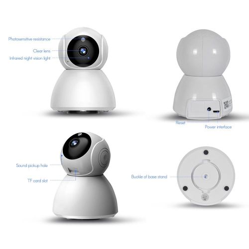 720P WiFi camera+infrared night vision home/baby monitoring - eu My