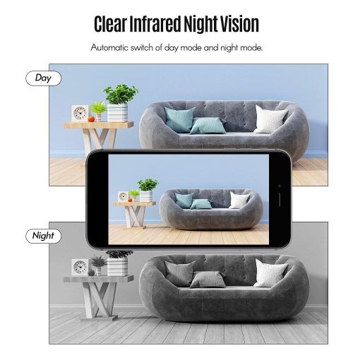 720P WiFi camera+infrared night vision home/baby monitoring - eu My