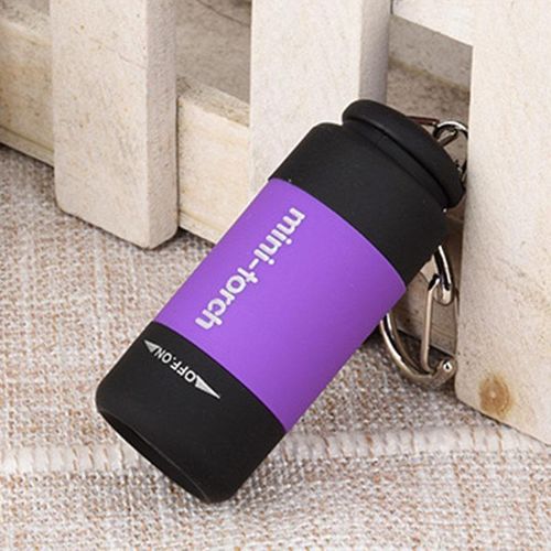 Flashlight USB Pocket Rechargeable Keychain LED Torch Waterproof Mini Lamp
