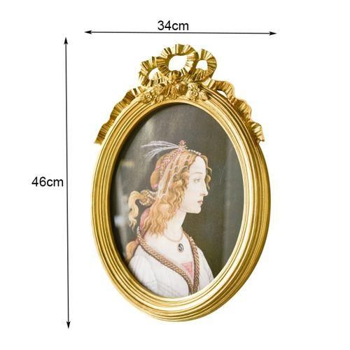 Embossed Picture Frame Pendant, Spec:  Bow Round Box