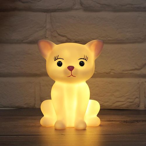 Creative Children's Day Gift Vinyl Small Night Lamp Bedroom Bedside Lamp Moon-Light Lamp Night Market Stall