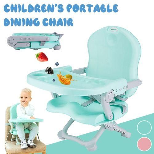 Portable Adjustable Children's Baby Toddler Dining Feeding Chair Seat Table Green