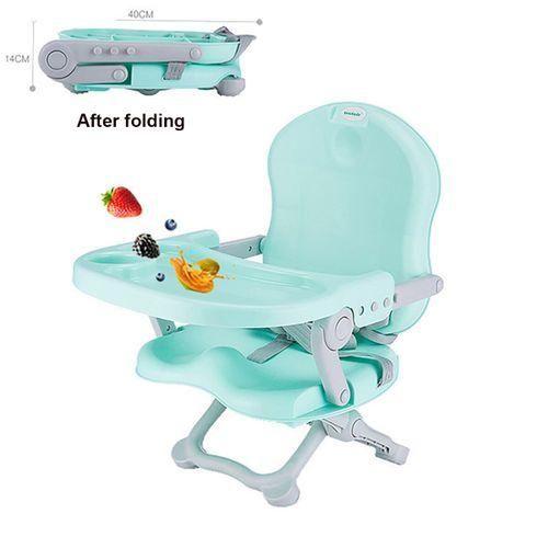 Portable Adjustable Children's Baby Toddler Dining Feeding Chair Seat Table Green