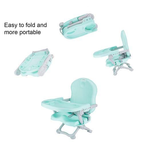 Portable Adjustable Children's Baby Toddler Dining Feeding Chair Seat Table Green