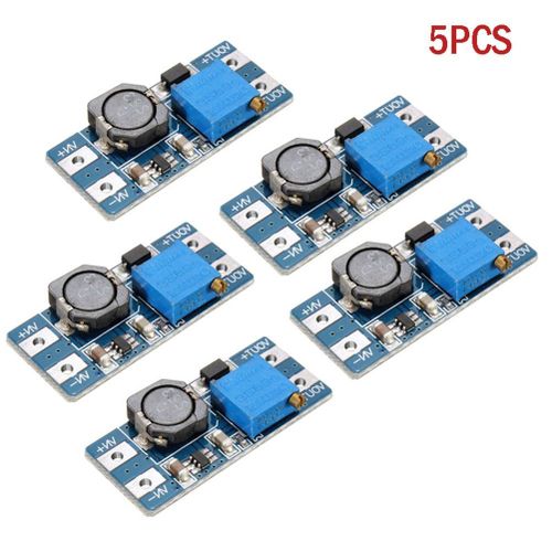 5pcs DC-DC Step Up Voltage Power Apply Module Booster 2A Boost Converter Supply,Default NO5243