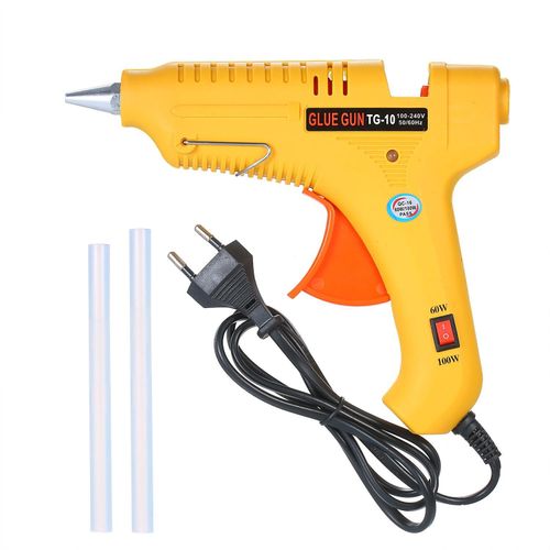 Hot Melt Glue Gun + 2x Stick Electric 60W/100W Adjustable Heating DIY Arts Craft More