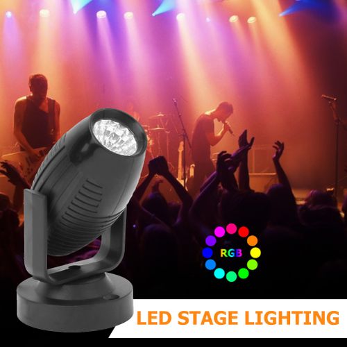 Mini LED DJ Stage Lights Mini RGB Sound Activated