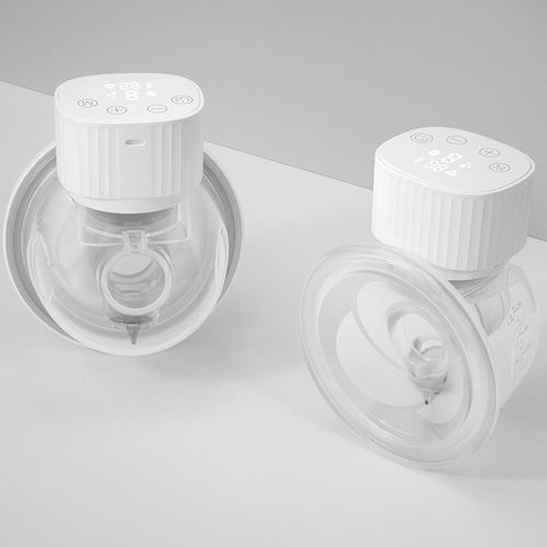 Wearable Electric Breast Pump Electric Breast Pump Hands-Free Breast Milk Collector Rechargeable Breast Milk Breast Pump white NO5119