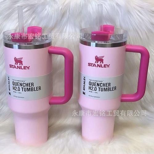 Amazon eBay Limited Edition Stanley Stanley 2nd Generation 30OZ Stainless Steel Car Thermos Cup Car Cup Bright Pink 1.1L2L
