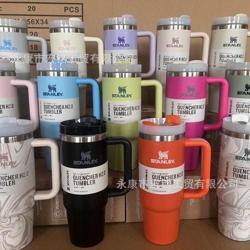 Amazon eBay Limited Edition Stanley Stanley 2nd Generation 30OZ Stainless Steel Car Thermos Cup Car Cup Bright Pink 1.1L2L