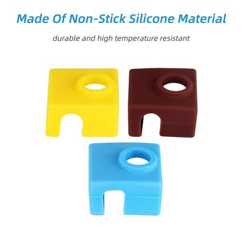 3D Printer Heat Block Silicone Cover Case MK8 Hotend
