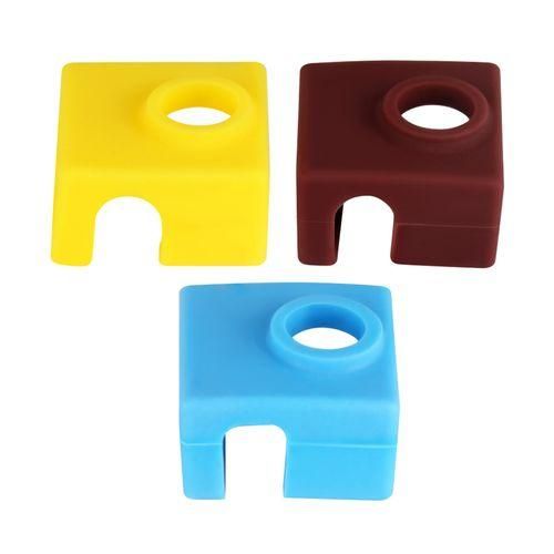 3D Printer Heat Block Silicone Cover Case MK8 Hotend