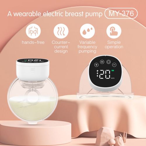 MY-376 Wearable Hands Free Electric Breast Pump Silent