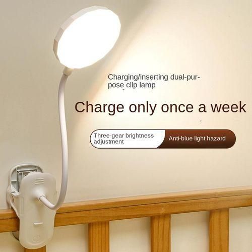 USB Charging and Plugin DualPurpose Reading Lamp