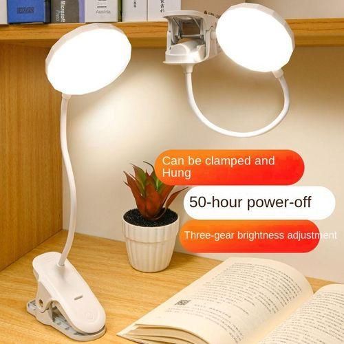 USB Charging and Plugin DualPurpose Reading Lamp