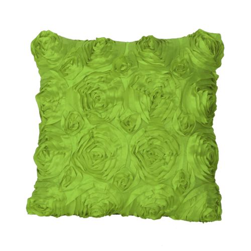42cm Pillow Case Cushion Cover Satin Flower Throw